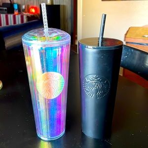 2 Starbucks Cold Drink Tumblers